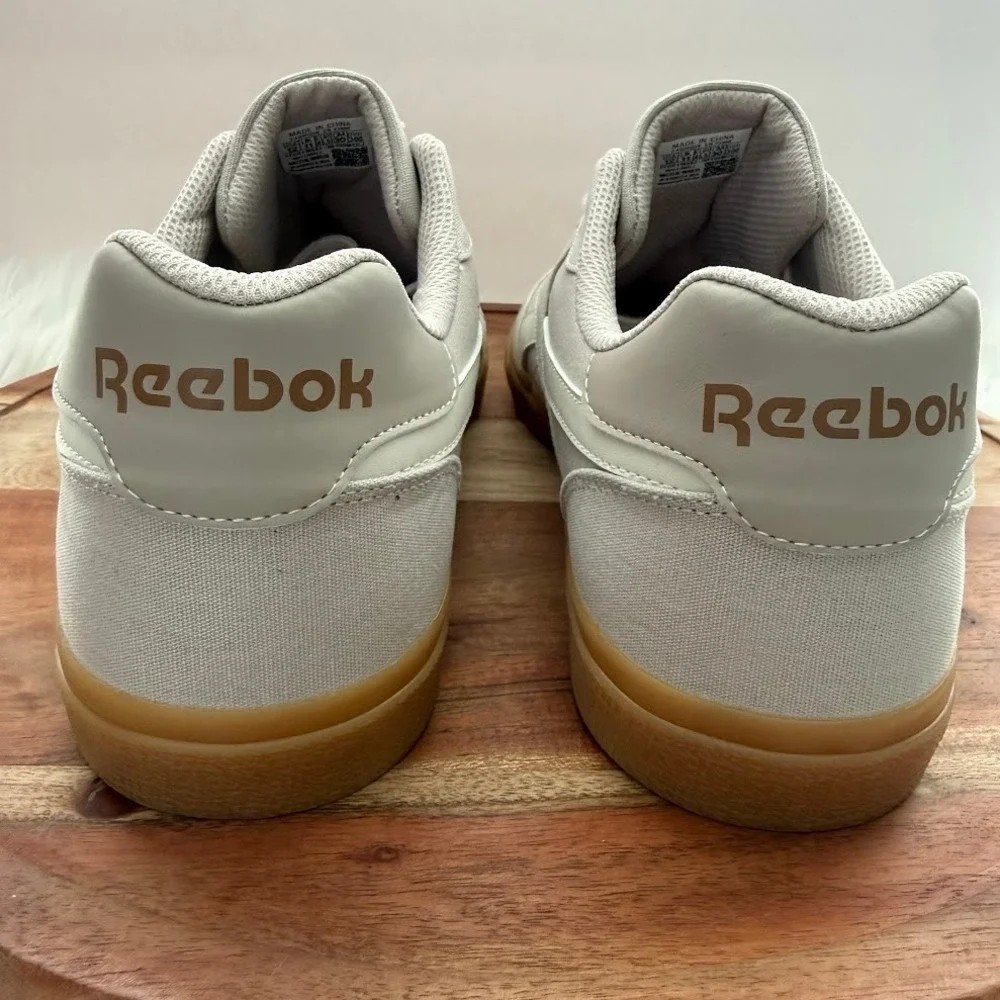 Reebok Royal Complete 3.0 Low Mens Size 12 Light Grey Canvas Gum Sole Sneakers
